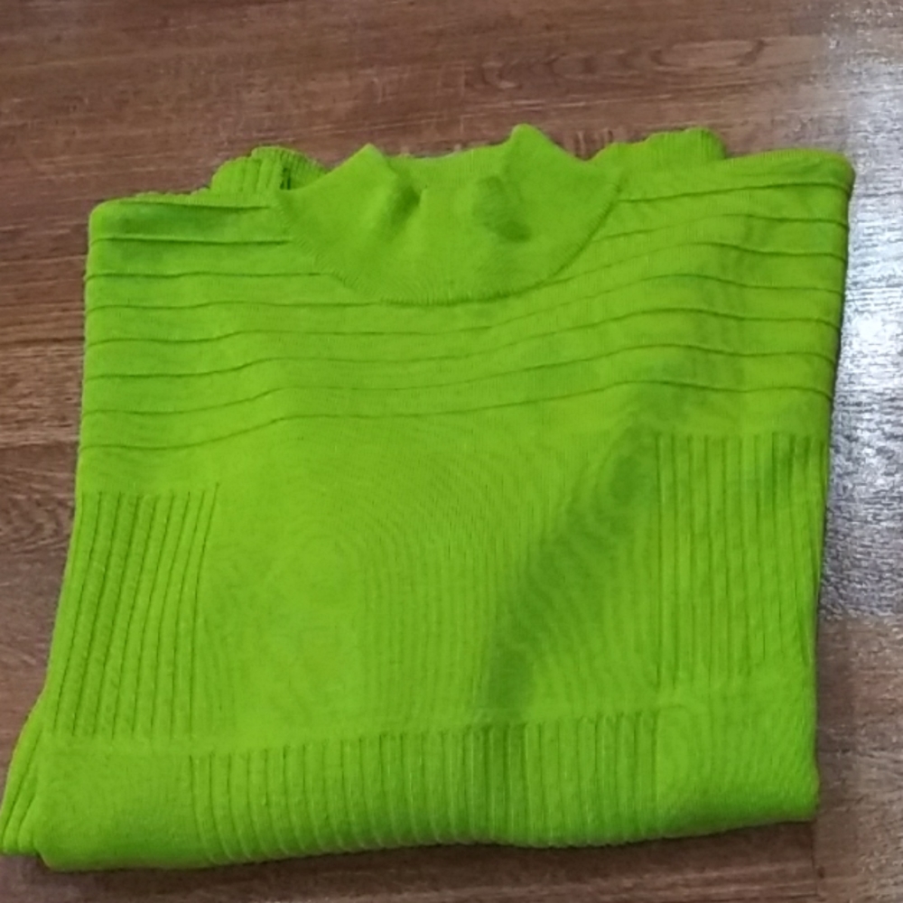 Gianni Versace lime green sweater